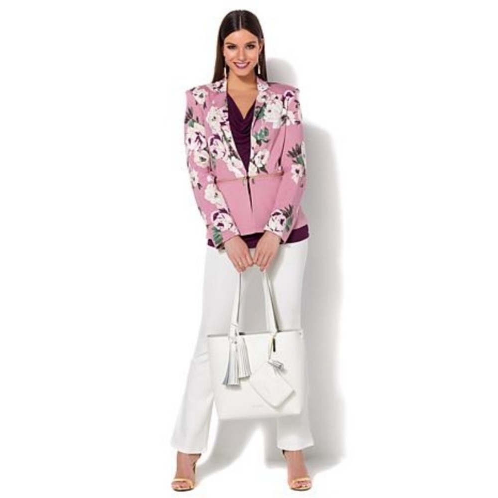 NEW! Joy & Iman White Tote - Picture 3 of 16